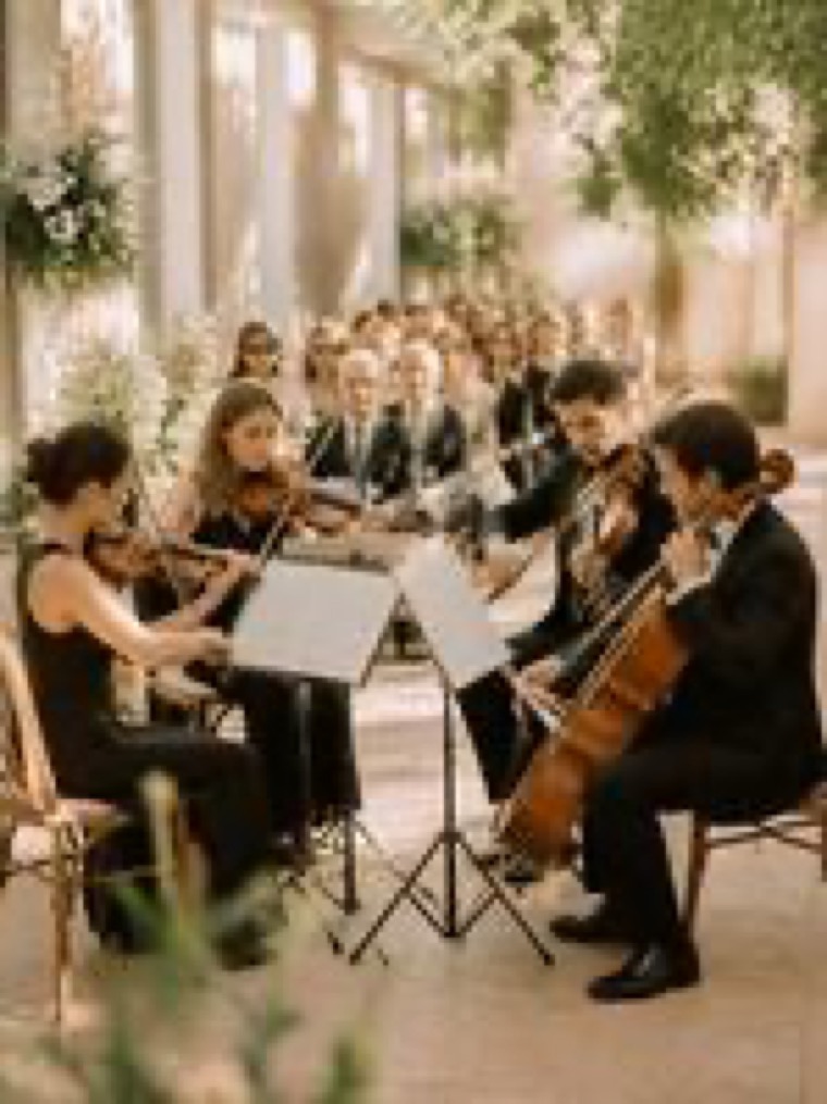 Música en directo para la ceremonia